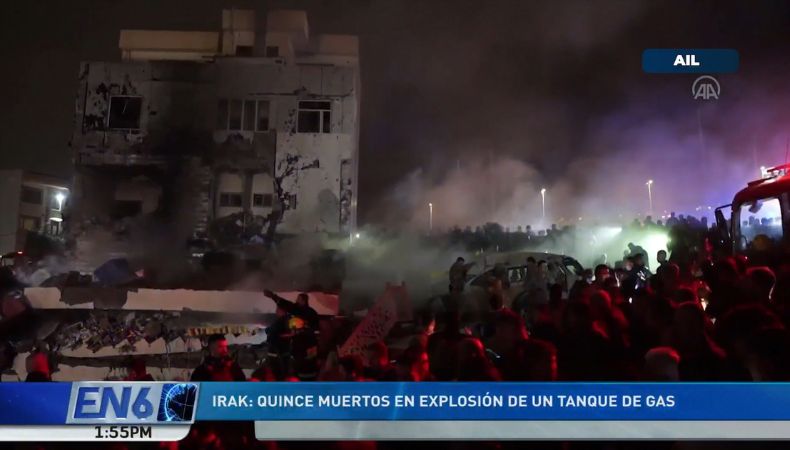 15 muertos se registran tras la explosión de un tanque de gas en Irak